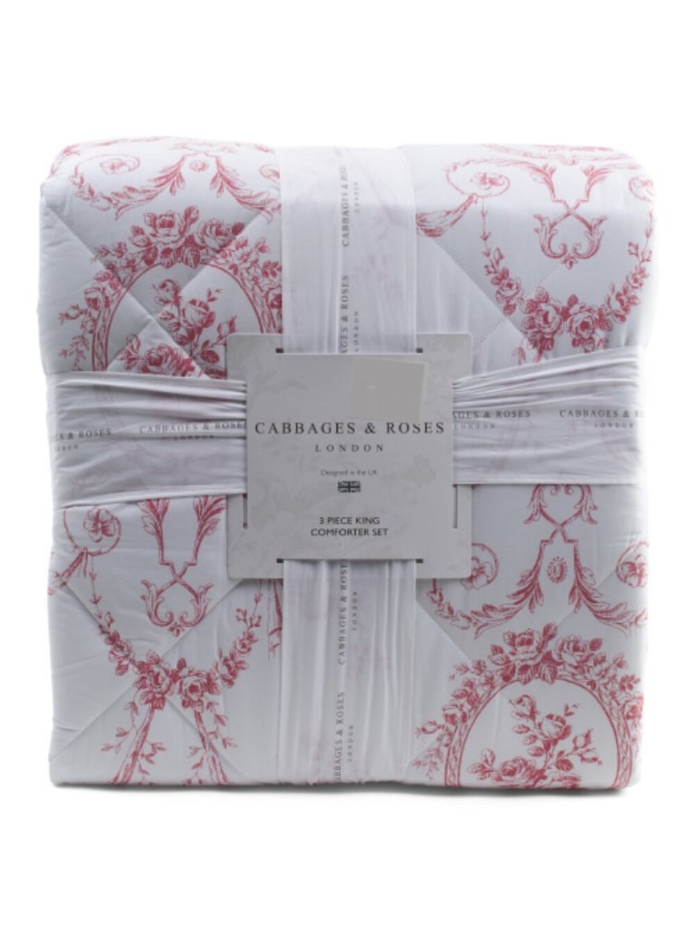 CABBAGES & ROSES Floral Toile Comforter Set